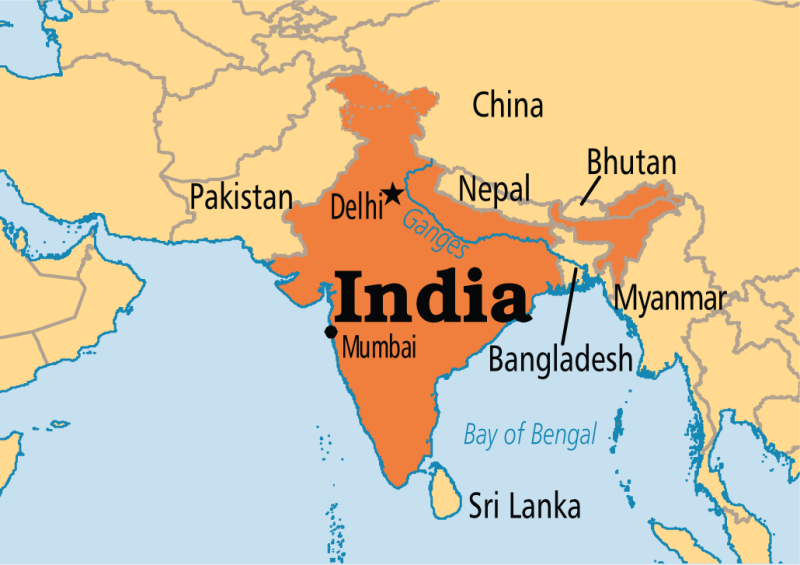Mapa de India