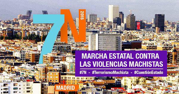 Cartel de la 'Marcha contra las violencias machistas'