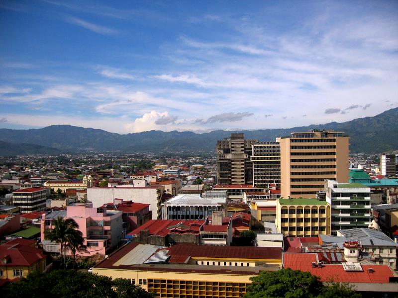 Panorámica de San José de Costa Rica