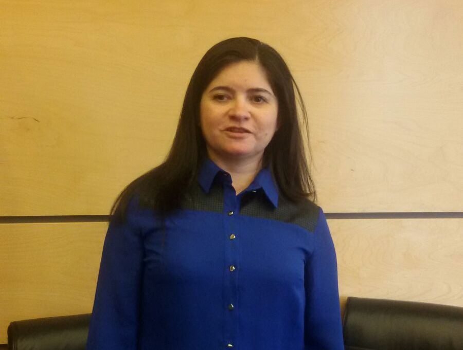 Katherine Muñoz, presidenta de la Unión Nacional de Instituciones de Personas Ciegas de Chile