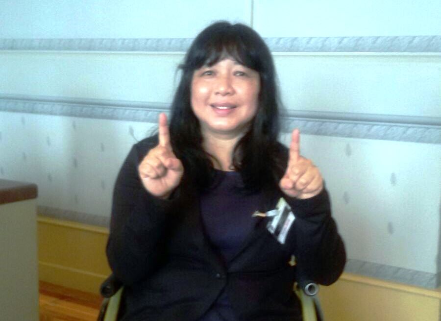 Tamara Sahuala, presidenta de presidenta de la Asociación para el Empoderamiento de las Mujeres con Discapacidad de Tailandia