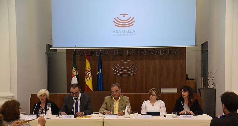 Momento de la presentación de la Fundación CERMI Mujeres en Extremadura