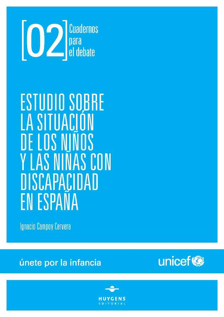 Portada del 'Estudio sobre la situación de los niños y niñas con discapacidad en España'