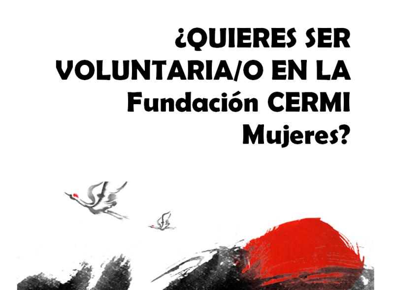 Detalle de la portada del programa de voluntariado lanzado por la Fundación CERMI Mujeres
