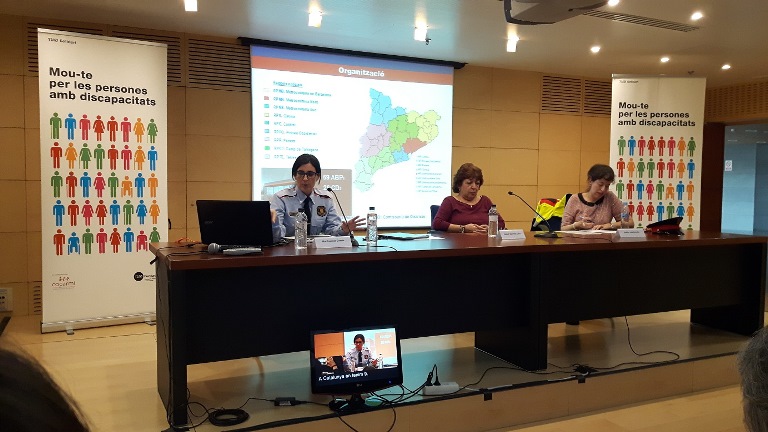 Momento de las jornadas realizadas por el Cocarmi 'Dona i discapacitat'