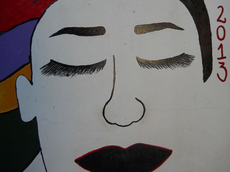 Mural contra la violencia de género