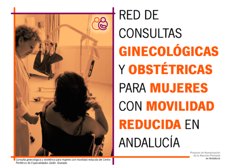 Red pública de Consultas Ginecológicas y Obstétricas para mujeres con movilidad reducida en Andalucía