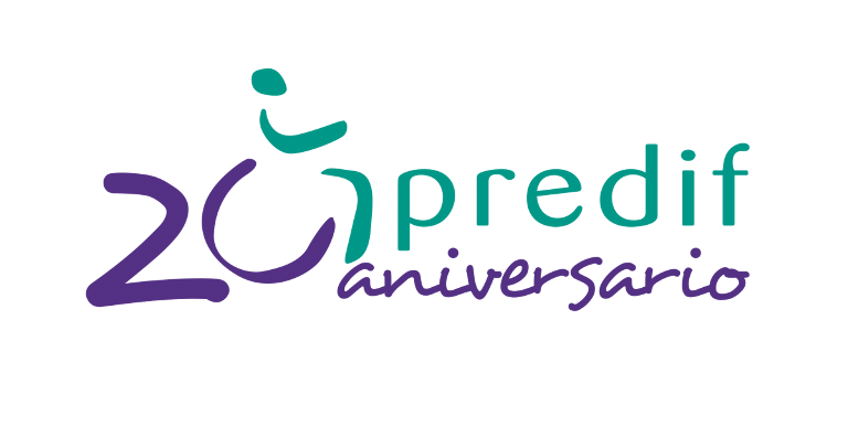 Logotipo de Predif en su 20º aniversario