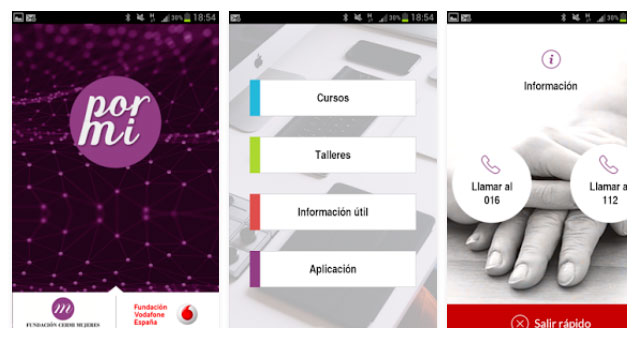 La aplicación 'Pormí' para víctimas de violencia machista con discapacidad alcanza las 500 descargas