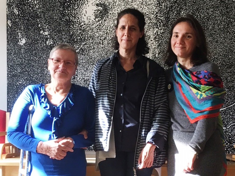 De izquierda a derecha: Mare Abner, Ana Peláez y Jelena Pipper