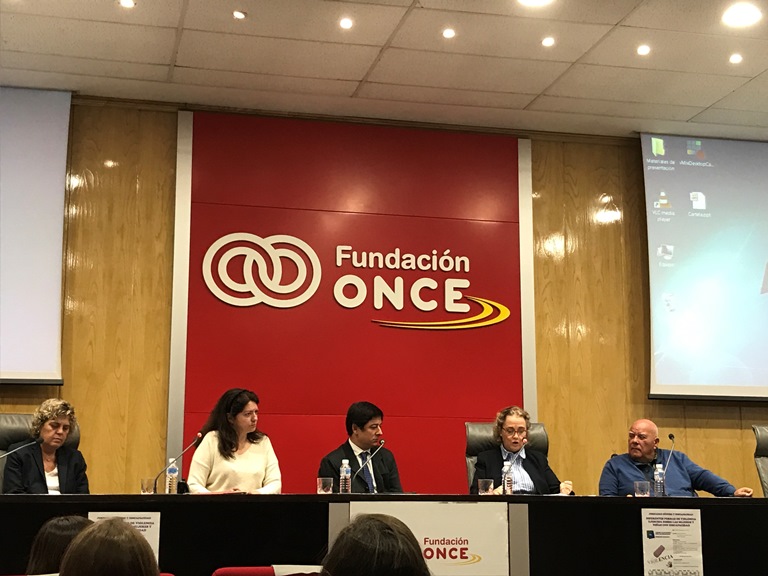 Ponentes de la jornada 'Diferentes formas de violencia ejercida sobre las mujeres y niñas con discapacidad'