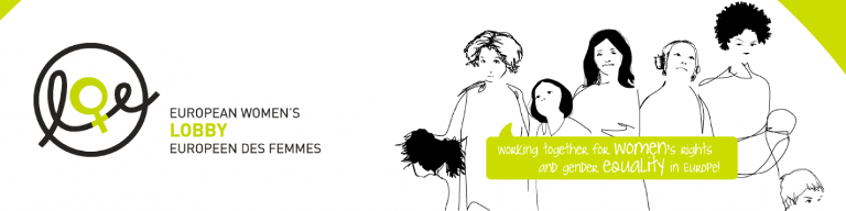 Logotipo del Lobby Europeo de Mujeres (EWL) 