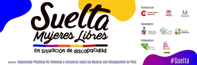 Logotipo de la campaña "Suelta mujeres libres en situación de discapacidad