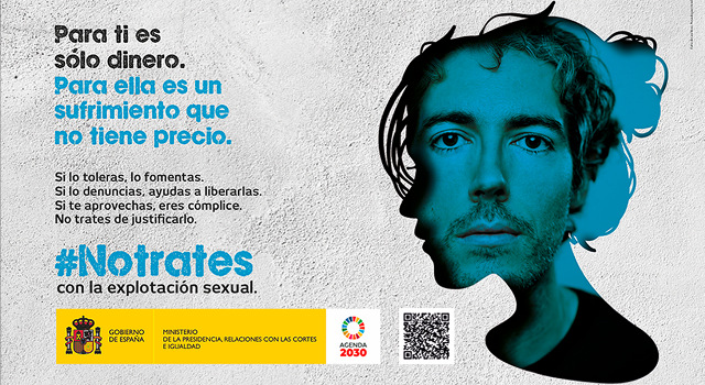Imagen de la campaña No trates con la explotación sexual