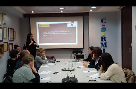 Momento de una de las ediciones del Aula de formación en Derechos Humanos y Discapacidad desde un Enfoque de Género de CERMI Mujeres