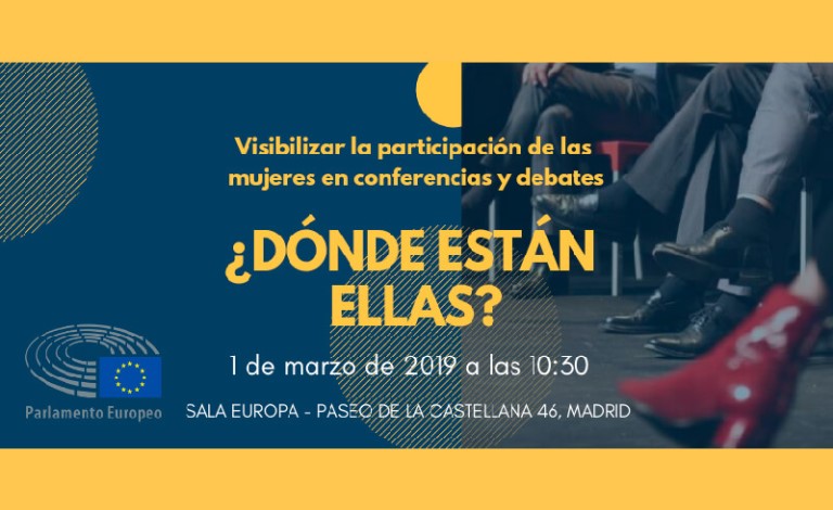 Cartel de la campaña '¿Dónde están ellas?'