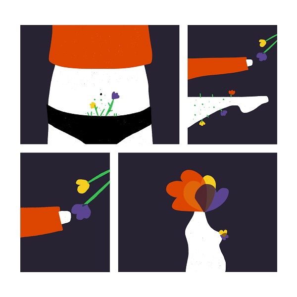 Una de las obras de "La Primavera" de Hatiye Garip 