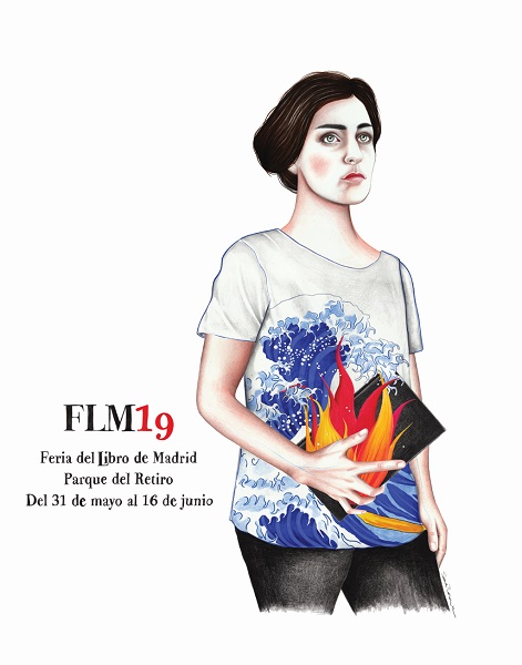 Cartel de la Feria del Libro de Madrid 2019