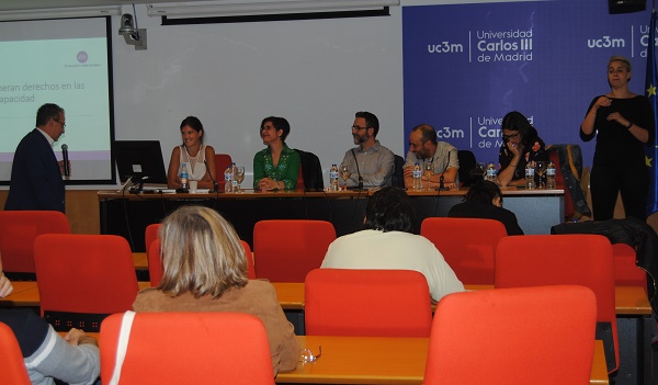 Momento de la jornada "Madrid sin barreras"