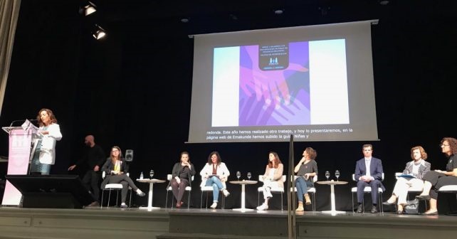 Momento de la presentación de la guía “Niñas y mujeres con discapacidad víctimas de violencia machista. Pautas de intervención”