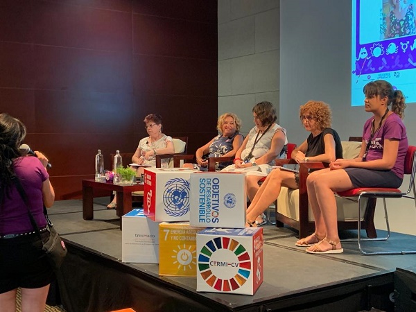 Momento del I Encuentro de empoderamiento de mujeres con discapacidad en el ámbito político organizado por CERMI Valencia