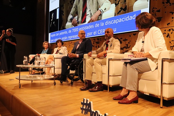 Momento en las Jornadas Derechos de las Mujeres con Discapacidad y Agenda 2030 de Cocemfe 