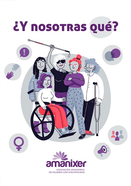 Campaña contra la violencia de género de Amanixer, Asociación de Mujeres con Discapacidad de Aragón