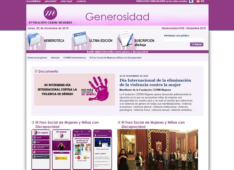 Imagen de la portada de Generosidad del mes de diciembre