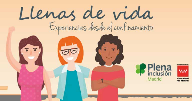 Ilustración del ciclo de encuentros digitales “Llenas de vida” Experiencias desde el confinamiento