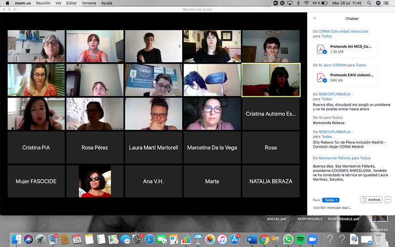 Se constituye el grupo motor para elaborar un protocolo de atención a mujeres con discapacidad víctimas de violencia 