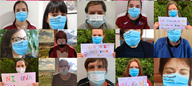 Cientos de personas con discapacidad intelectual alzan su voz contra la violencia machista