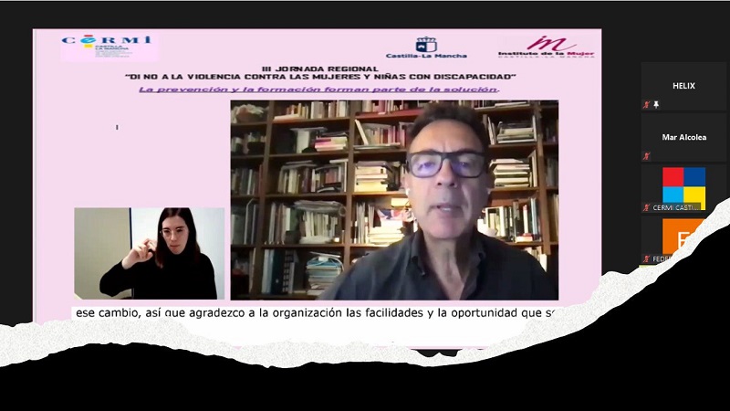 CERMI CLM debatió sobre la importancia de la prevención y la formación para acabar con la violencia contra la mujer 