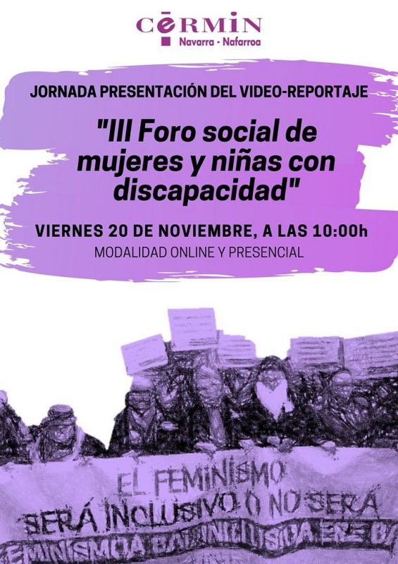 CERMIN celebra la Jornada de presentación del video-reportaje “III Foro Social de mujeres y niñas con discapacidad”