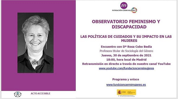 CERMI Mujeres aborda la prostitución desde un enfoque de derechos humanos de las mujeres junto a la experta Rosa Cobo 