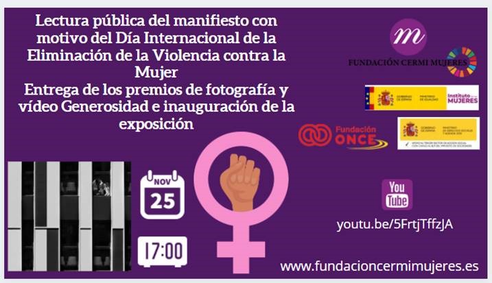 ¡Basta ya de violencia contra las mujeres con discapacidad! Manifiesto 25 de noviembre