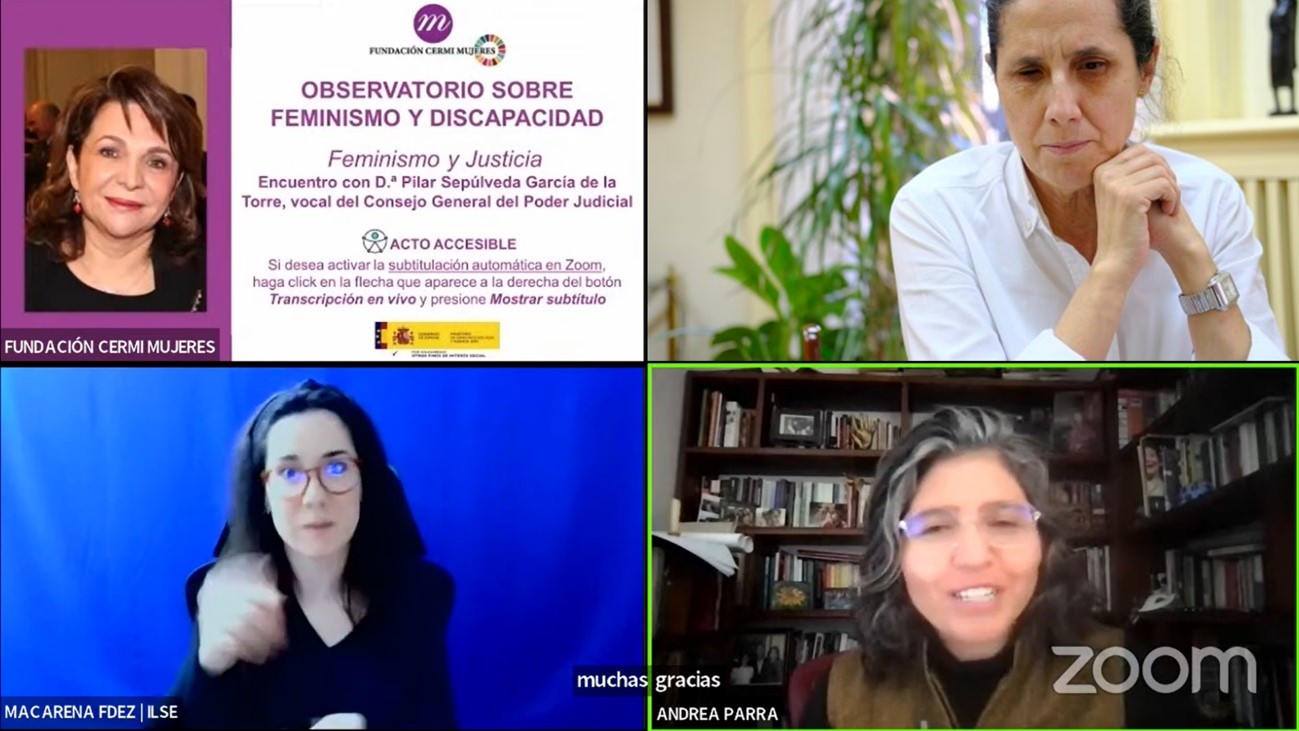 CERMI Mujeres analiza el acceso a la justicia de las mujeres con discapacidad