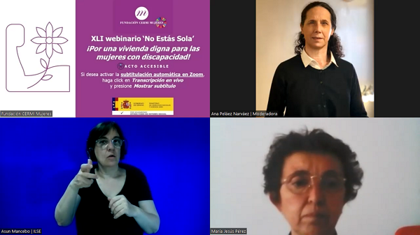 CERMI Mujeres exige el derecho a una vivienda digna para las mujeres con discapacidad