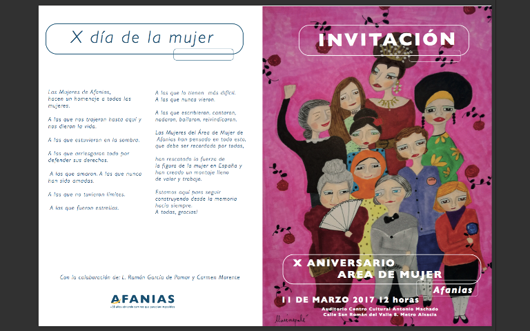 Detalle el programa de Afanias