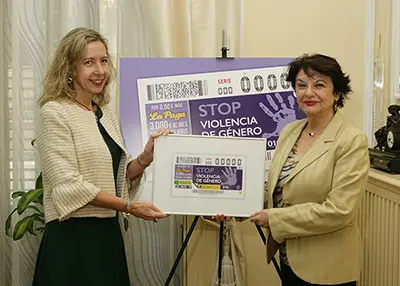 Los cupones de la ONCE gritan ¡STOP VIOLENCIA DE GÉNERO!