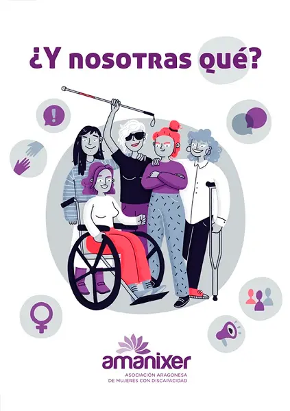 Campaña contra la violencia de género de Amanixer, Asociación de Mujeres con Discapacidad de Aragón