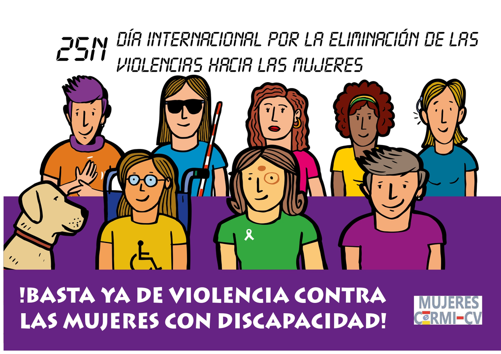 CERMI CV denuncia la "discriminación múltiple"" que sufren mujeres y niñas con discapacidad ante la violencia de género"