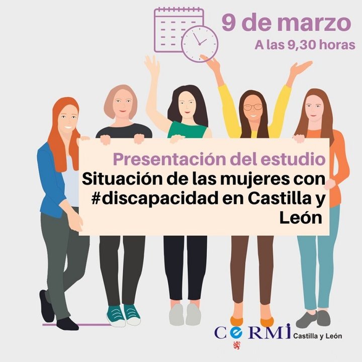 CERMI Castilla y León. Tres de cada diez mujeres con discapacidad no tienen estudios