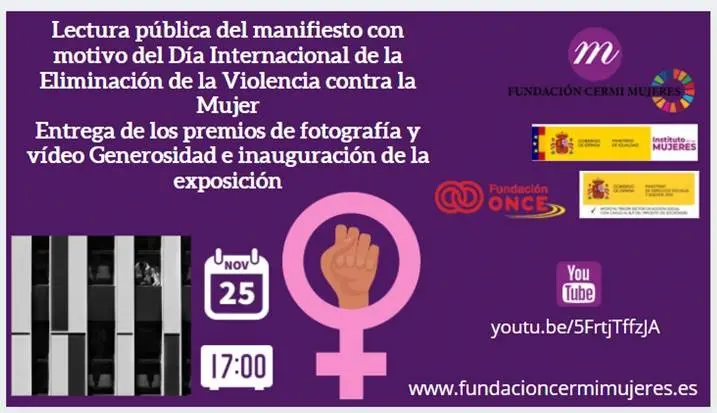 ¡Basta ya de violencia contra las mujeres con discapacidad! Manifiesto 25 de noviembre