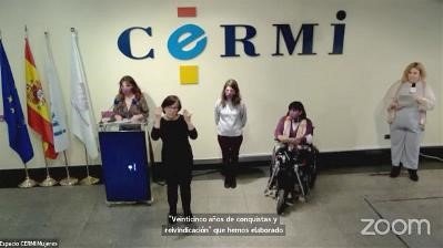 1.	8 de marzo de 2022: CERMI Mujeres denuncia la violencia y exclusión sistemática que sufren las niñas y mujeres con discapacidad