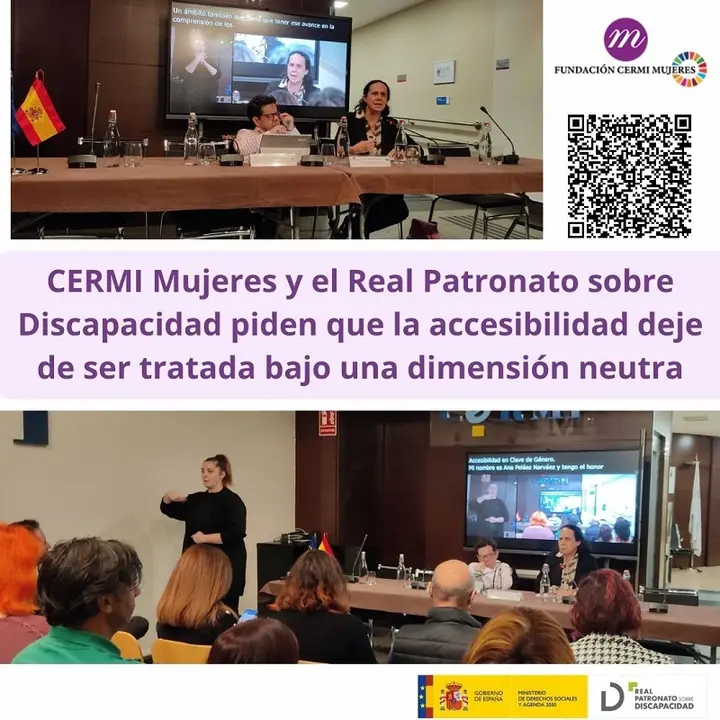 El Real Patronato sobre Discapacidad y CERMI Mujeres y piden que la accesibilidad deje de ser tratada bajo una dimensión neutra	
