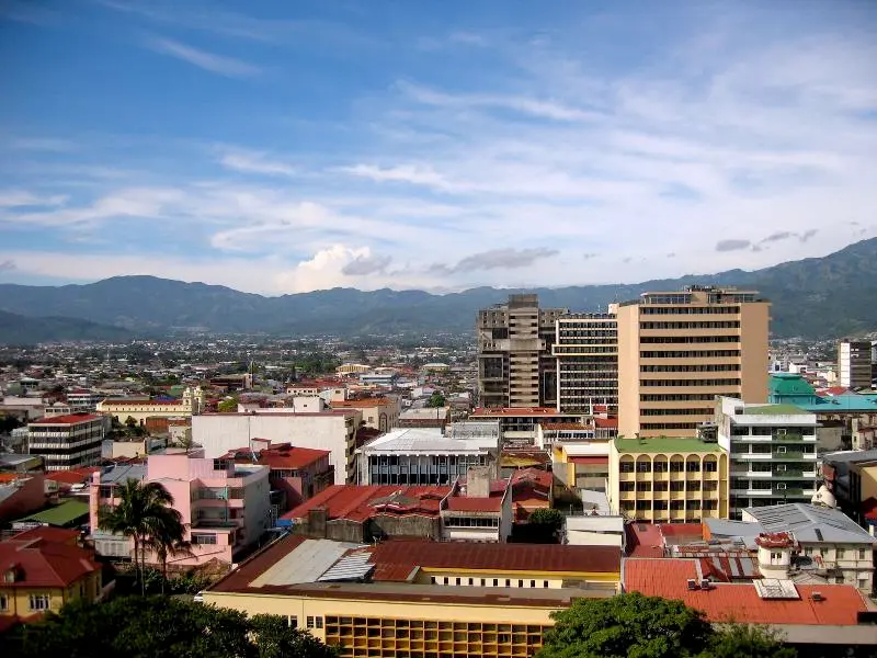 Panorámica de San José de Costa Rica