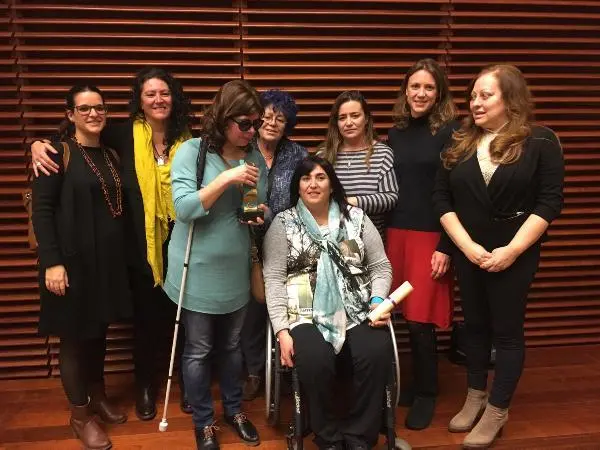 Integrantes de la Comisión de la Mujer de CERMI Comunidad de Madrid