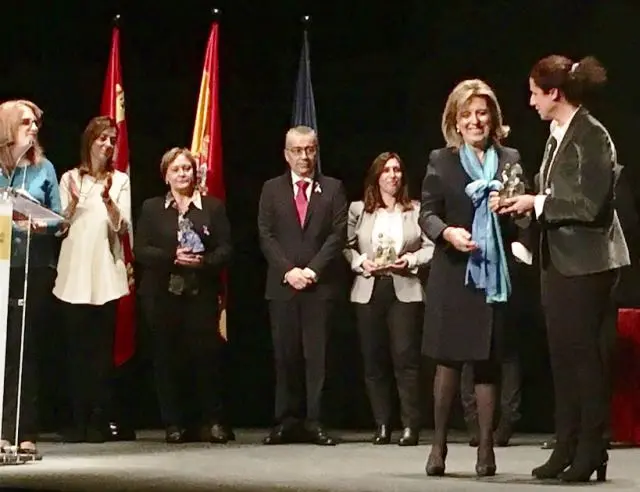 Ana Peláez, vicepresidenta ejecutiva de la FCM, galardonada por su lucha contra la violencia machista