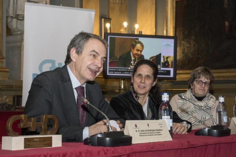 José Luis Rodríguez Zapatero miembro del Patronato de la Fundación CERMI Mujeres 
