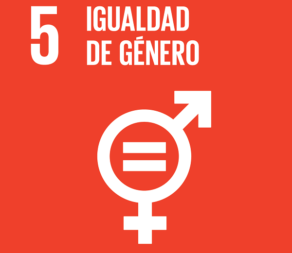 Logotipo del ODS 5